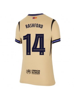 Barcelona Marcus Rashford #14 Auswärtstrikot für Frauen 2025-26 Kurzarm Barcelona Marcus Rashford #14 Auswärtstrikot für Frauen 2025-26 Kurzarm